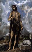El Greco St. John the Baptist oil